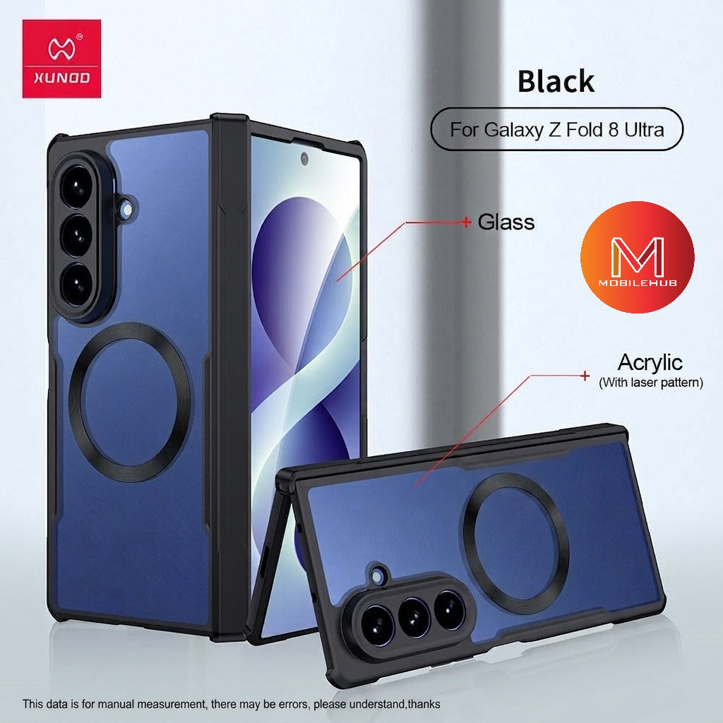 Samsung Z Fold 8 / Z Fold 8 Ultra XUNDD Beetle Armor Shockproof Magnetic Case (Black)