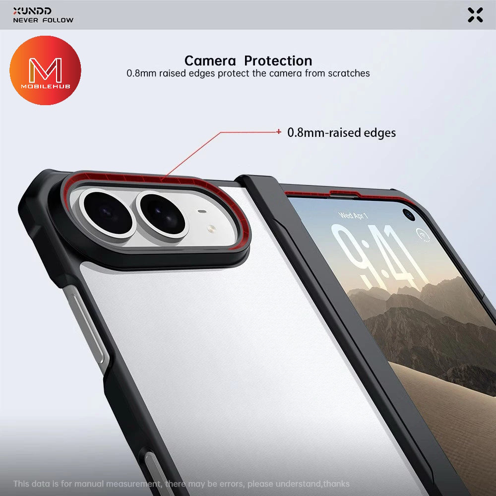 iPhone 18 Duo XUNDD Beetle Armor Shockproof Case (Black) Duo