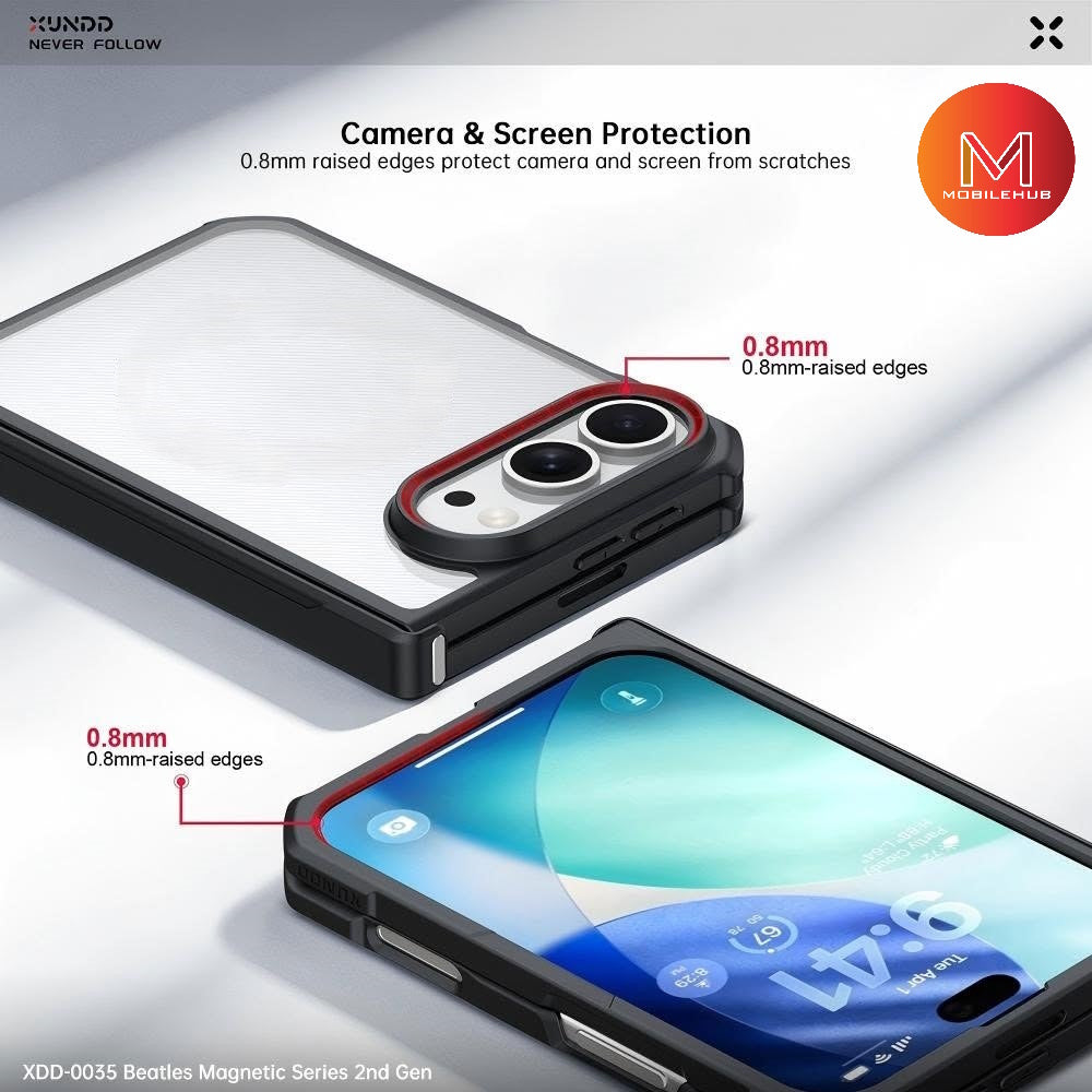 iPhone 18 Duo XUNDD Beetle Armor Shockproof Case (Black) Duo