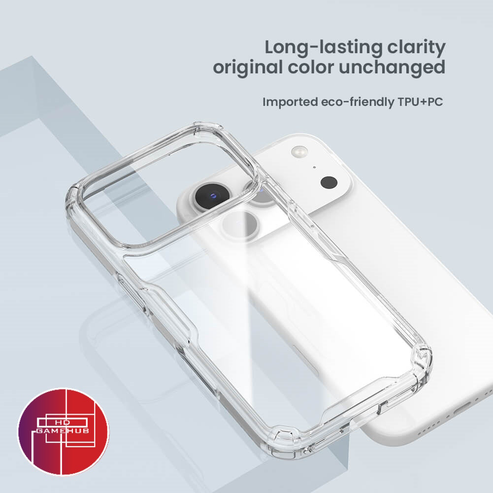 iPhone 17 / 17 Pro / 17 Pro Max / 17 Air Nillkin Nature TPU Case (Clear / Smoke Grey)