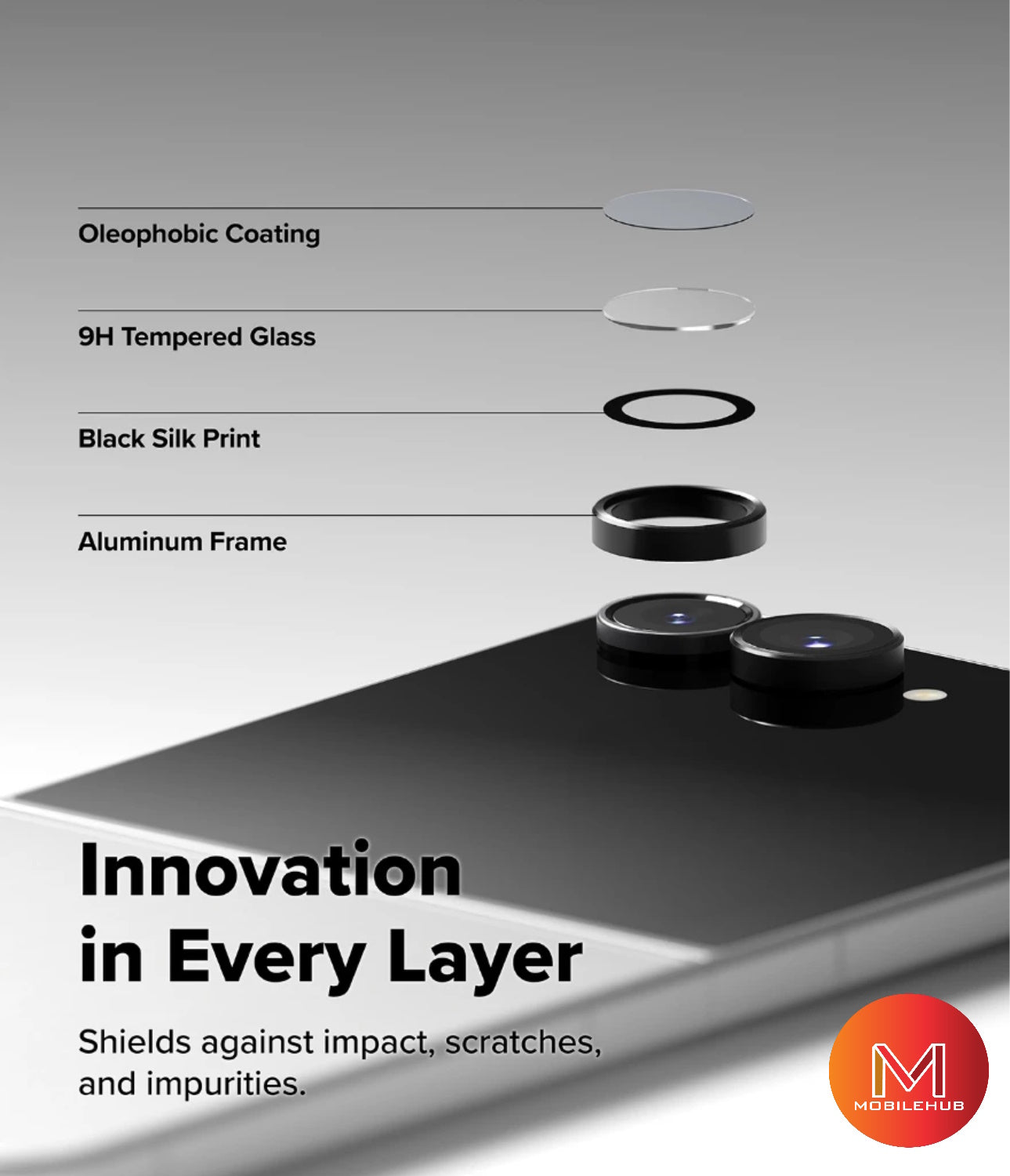 Samsung  Z Flip 8 Alloy Camera Lens (Black)