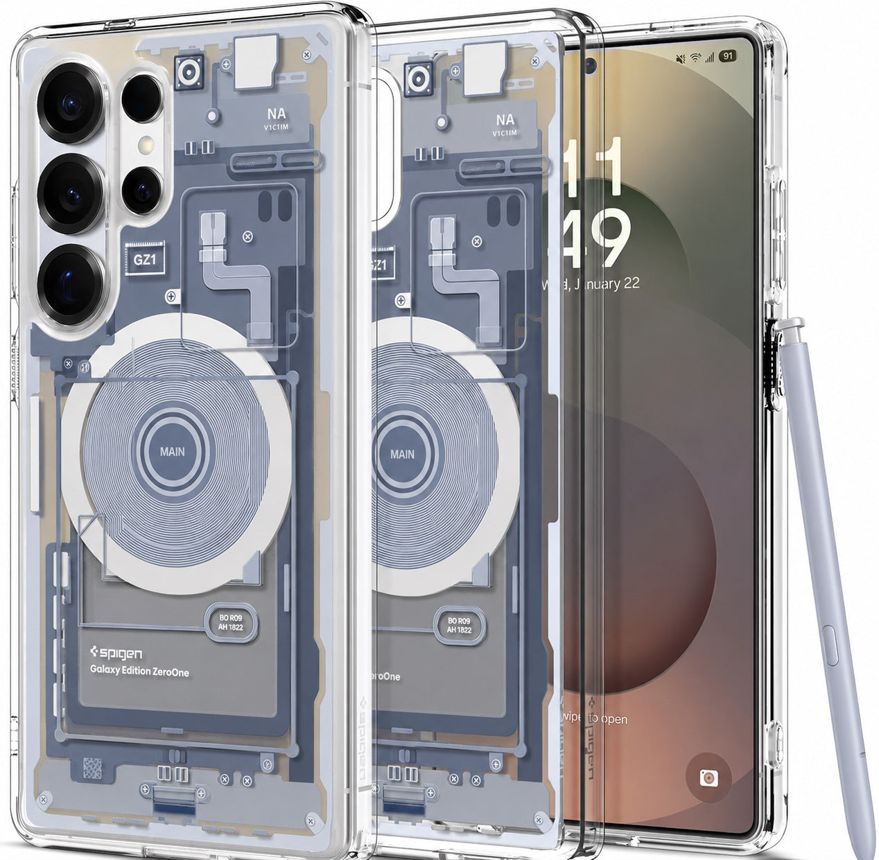 Samsung S26 Ultra Spigen Ultra Hybrid Magnetic Neo One Case (Crystal Clear)