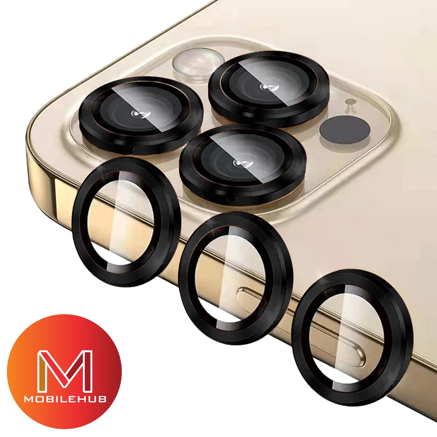 iPhone 16 / 16 Pro / 16 Pro Max / 16 Plus Metallic Camera Lens Screen Protector