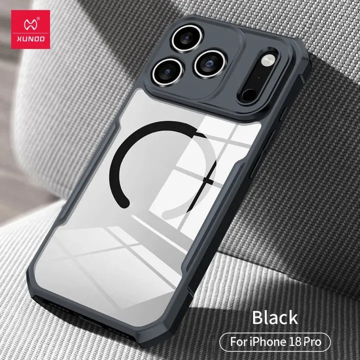 iPhone 18 Pro / 18 Pro Max XUNDD Beetle Magnetic Shockproof Case (Black)