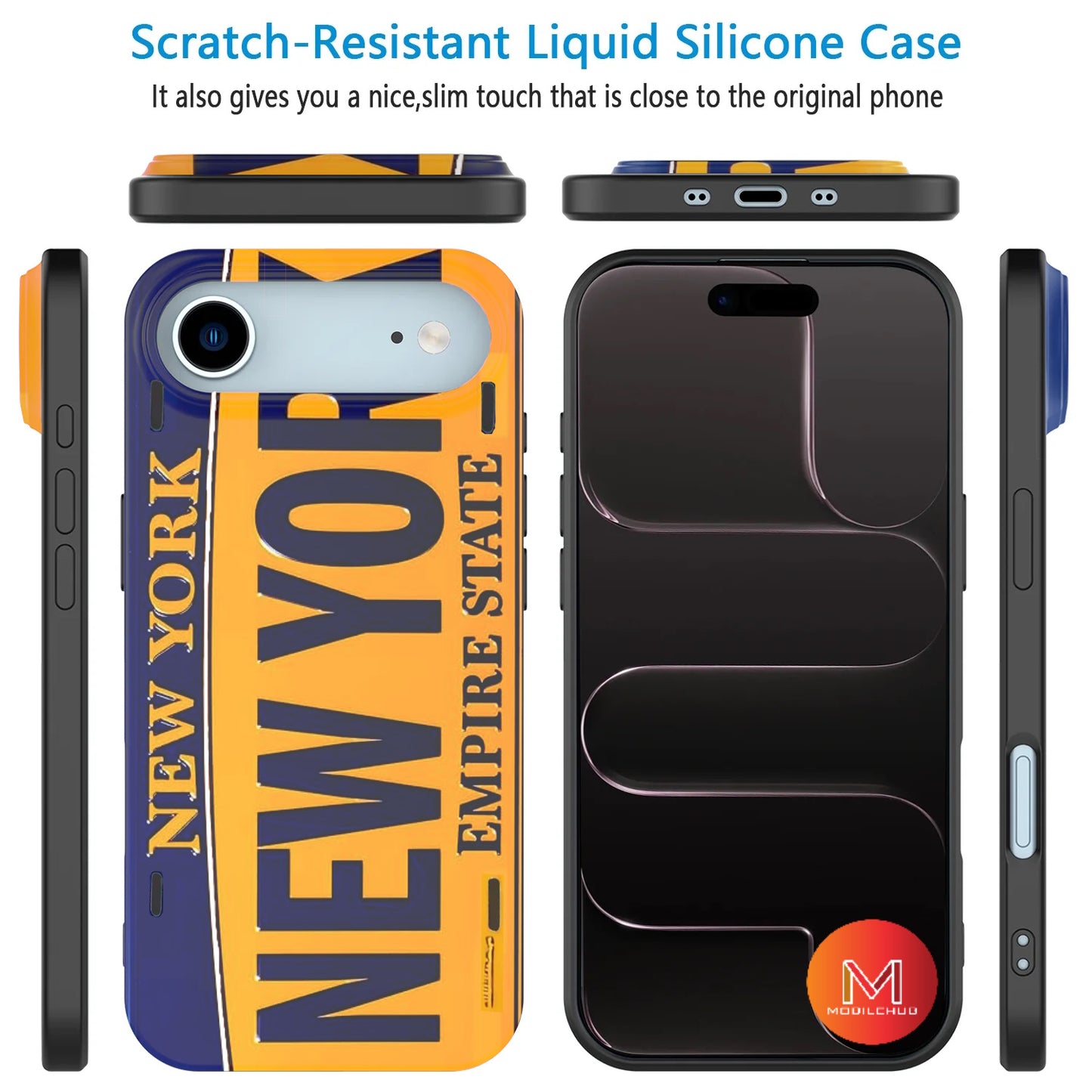 iPhone 17 / 17 Air / 17 Pro / 17 Pro Max Trendy New York License Plate Design Phone Case