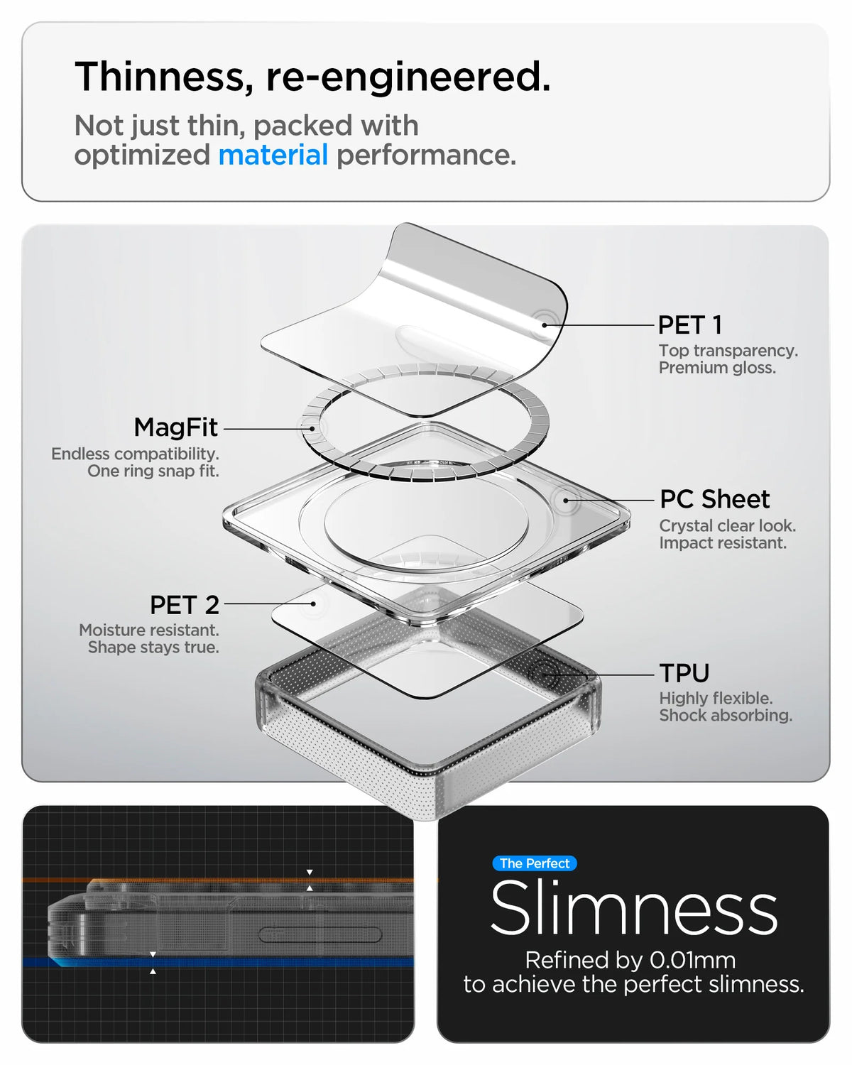 Samsung S26 Ultra Spigen Ultra Hybrid Magnetic Neo One Case (Crystal Clear)