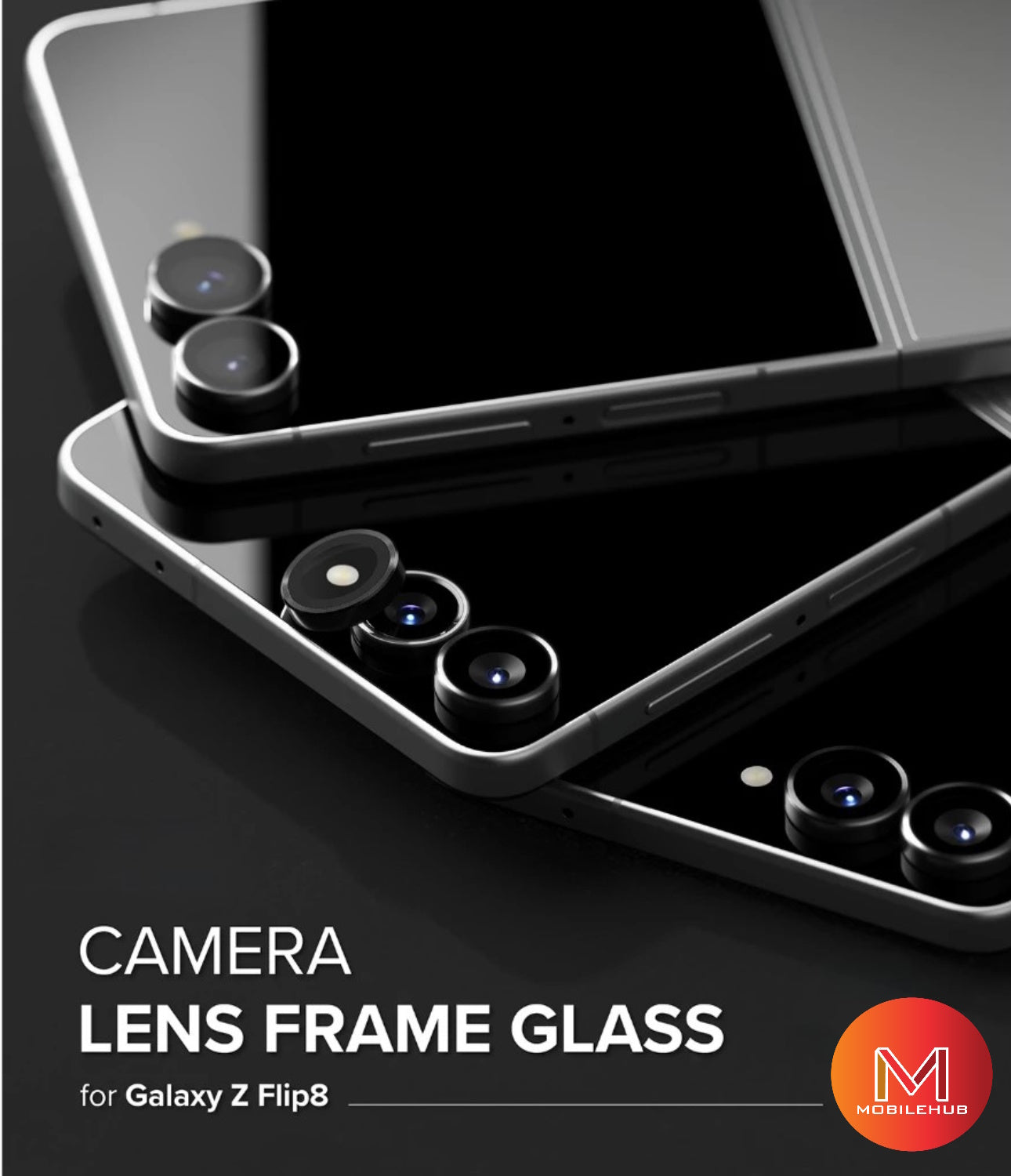 Samsung Z Fold 8 / Z Fold 8 Ultra / Z Flip 8 Alloy Camera Lens (Black)