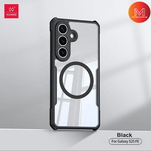 Samsung S25 FE XUNDD Beetle Magnetic Shockproof Case (Black) Samsung S25 Fe