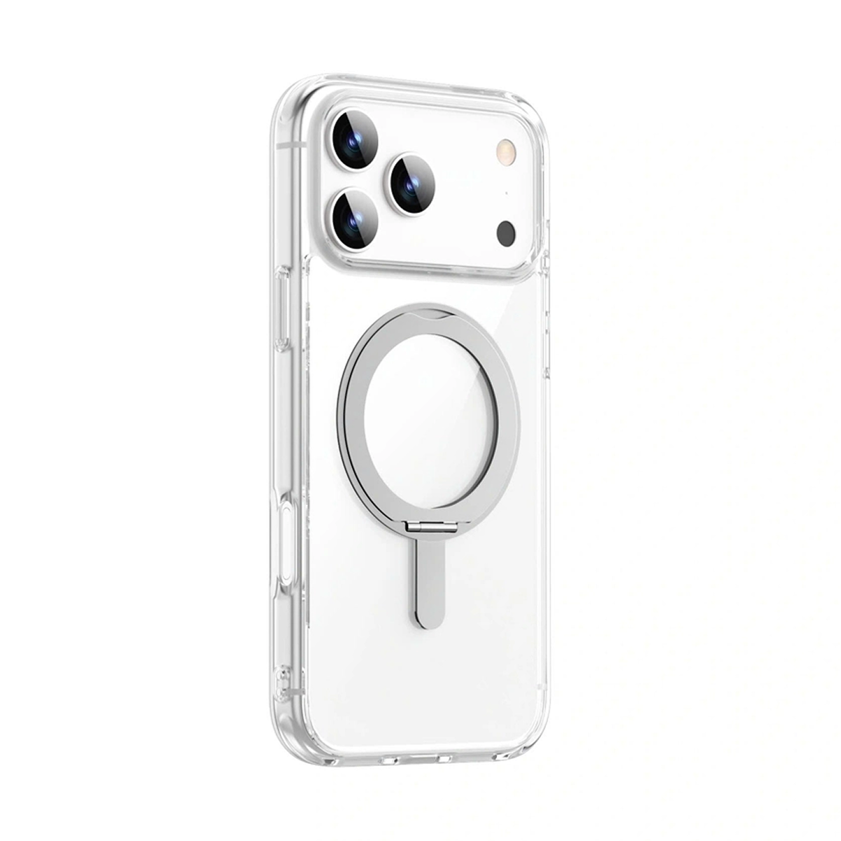 iPhone 17 / 17 Air / 17 Pro / 17 Pro Max Wiwu iShield Ultra Clear Magsafe Case with Stand