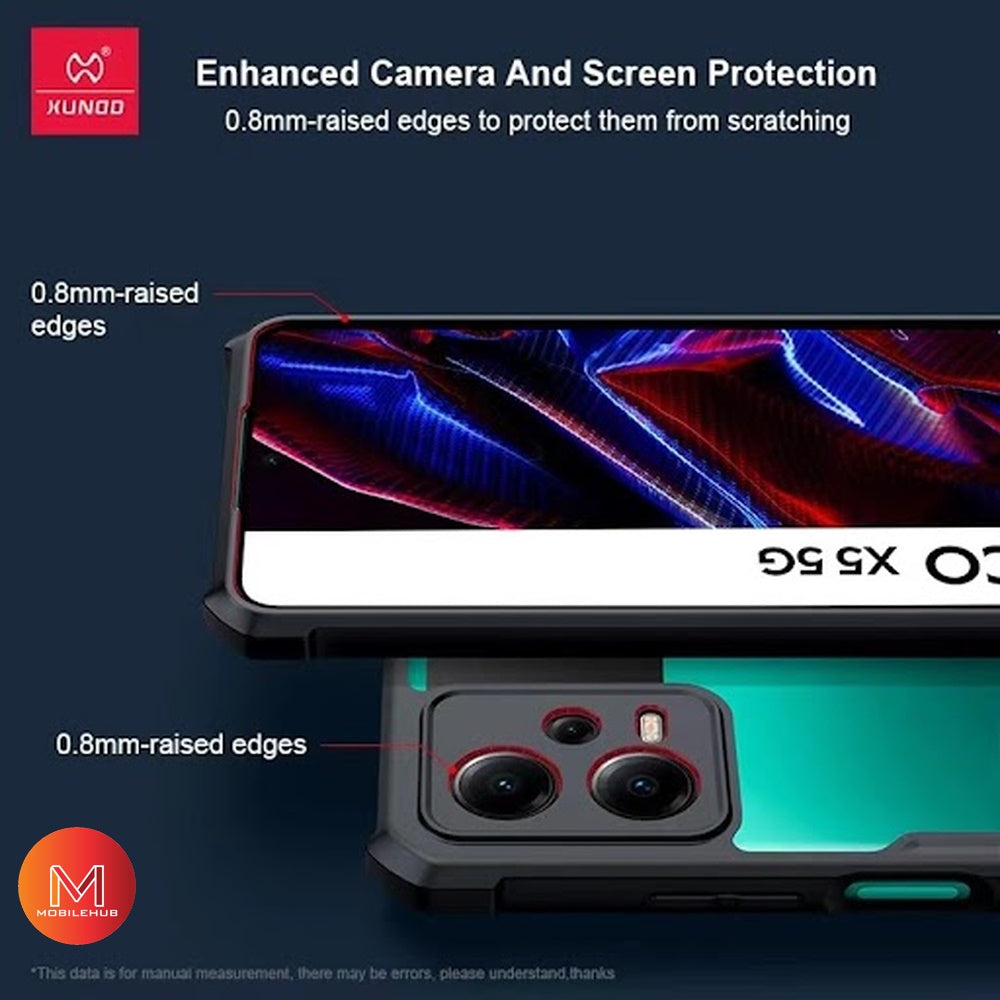 Xiaomi Poco X5 5G XUNDD Beetle Armor Shockproof Case (Black)