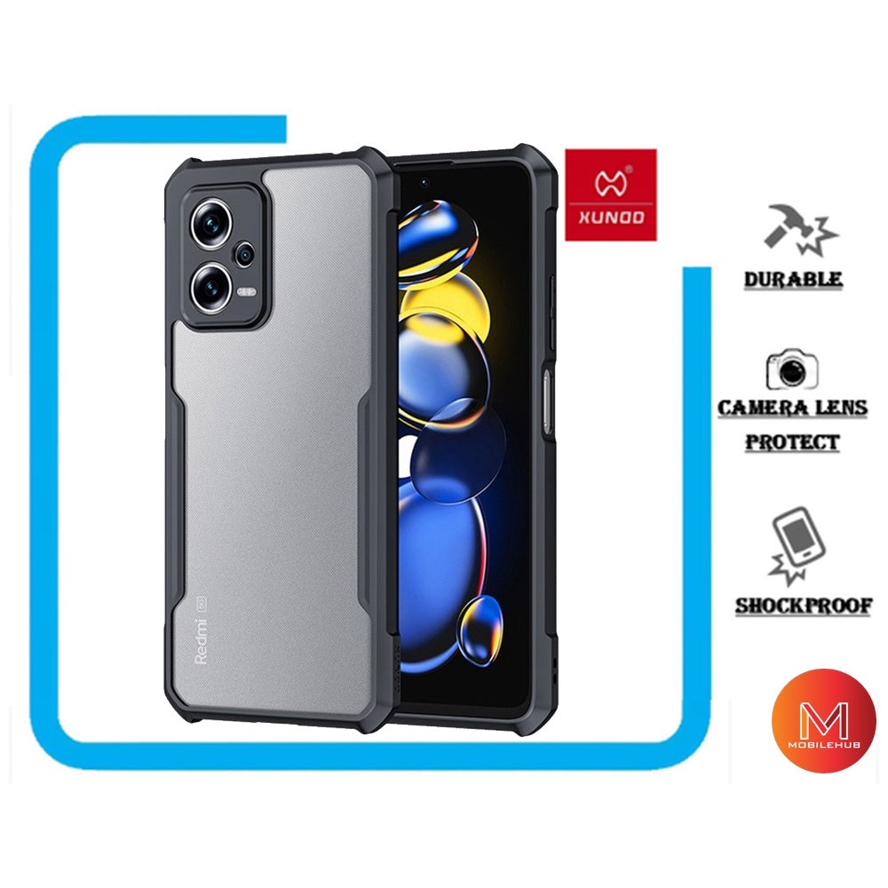 Xiaomi Poco X5 5G XUNDD Beetle Armor Shockproof Case (Black)