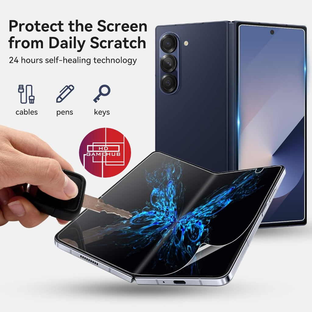 Samsung ZFold 6 360 Premium Screen Protector with Hinge and Camera Lens Protectors Z Fold 6 ZFOLD6