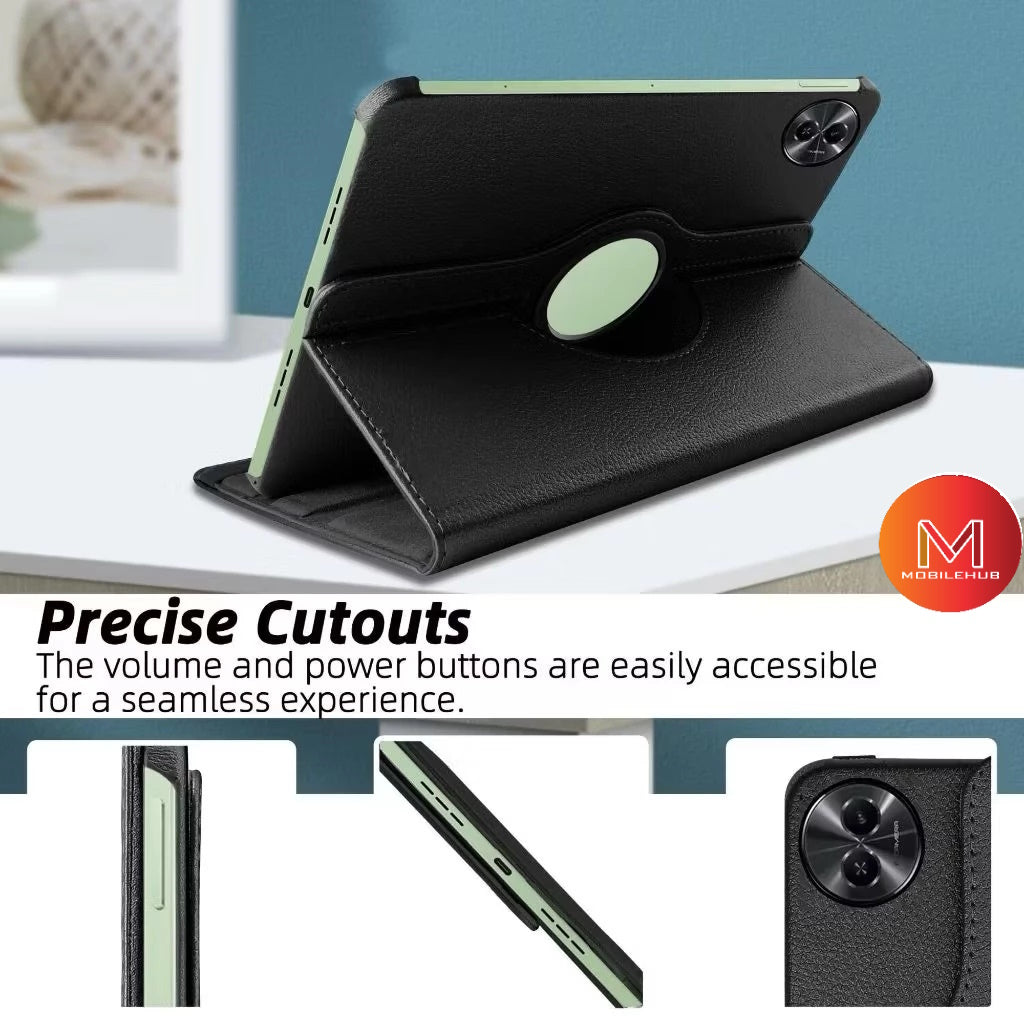 Xiaomi Pad Mini 8.8" 360 Rotate Leather Cover Shockproof Case (Black)