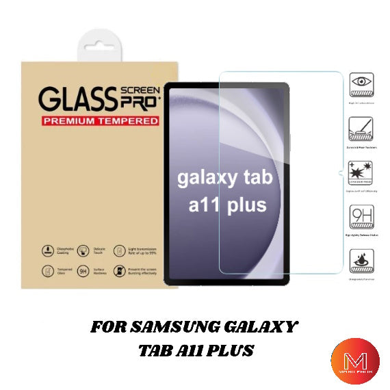 Samsung Tab A11 / A11 Plus Premium Tempered Glass Screen Protector (Clear)
