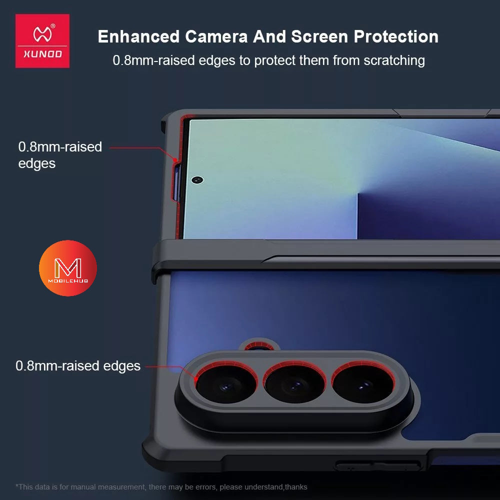 Samsung Z Fold 7 XUNDD Beetle Armor Shockproof Magnetic Case (Black)