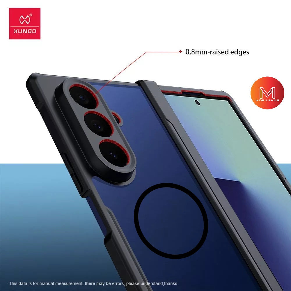 Samsung Z Fold 7 XUNDD Beetle Armor Shockproof Magnetic Case (Black)