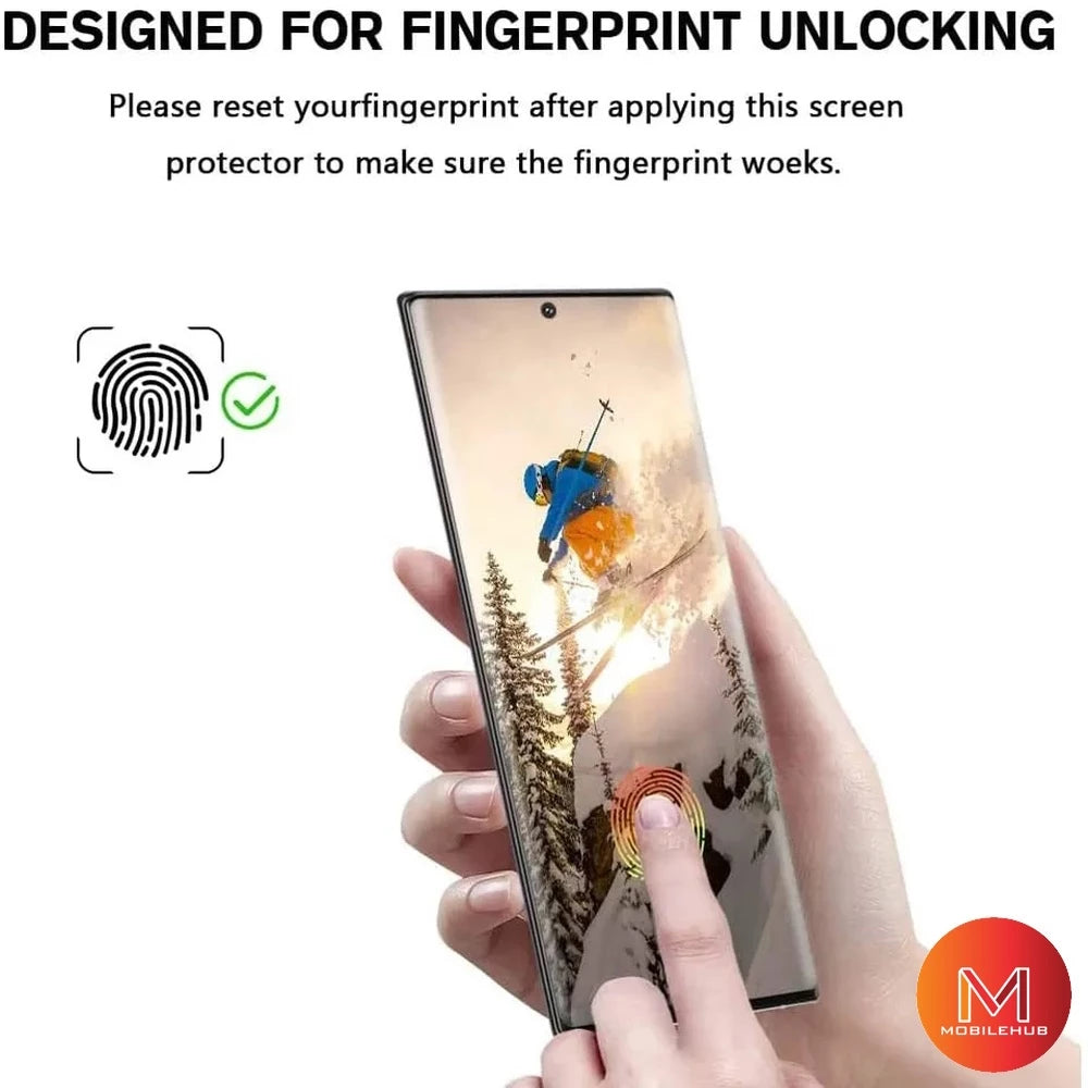 Samsung S26 / S26 Plus / S26 Ultra 11D Full Tempered Glass Screen Protector with Fingerprint Unlocking