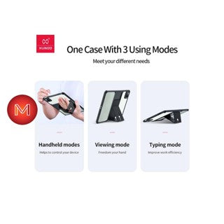 Xiaomi MiPad 7 XUNDD Beetle Armor Case with Stand and Pen Holder (Black)