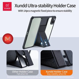 Xiaomi MiPad 7 XUNDD Beetle Armor Case with Stand and Pen Holder (Black)