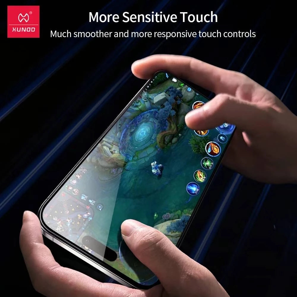 iPhone 17 / 17 Air / 17 Pro / 17 Pro Max XUNDD Axe HD Screen Protector Full Screen Tempered Glass
