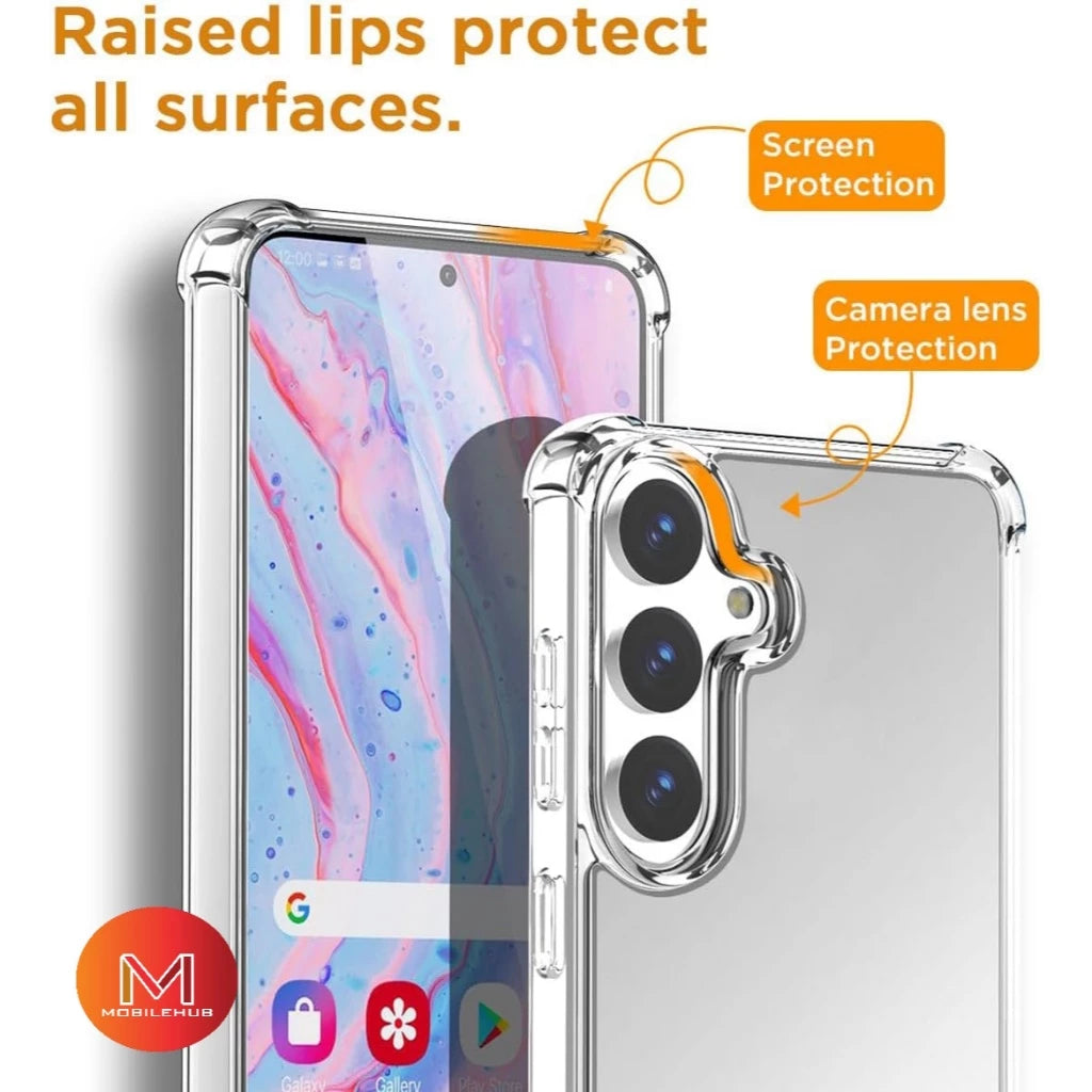 Samsung S25 Series Premium Full Back Mirror shockproof case