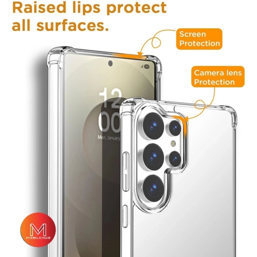 Samsung S25 Series Premium Full Back Mirror shockproof case