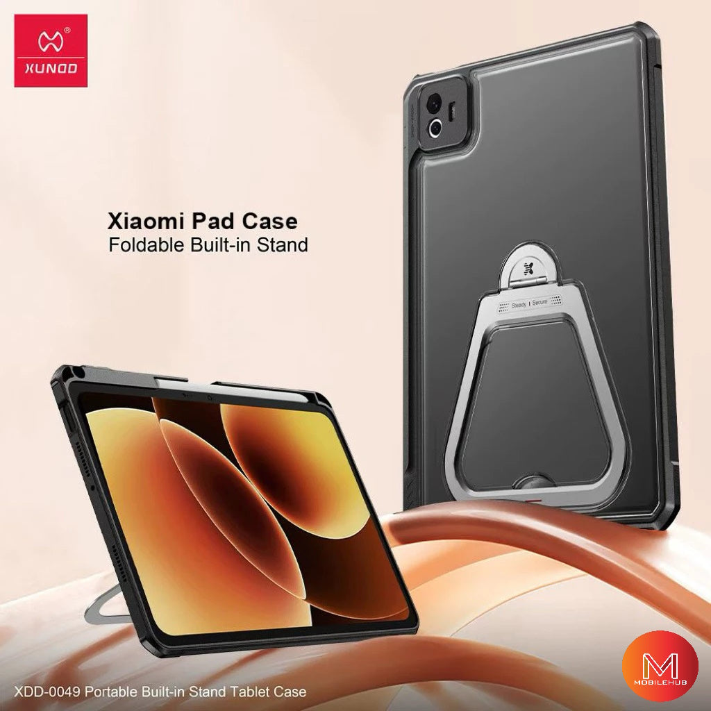 Xiaomi Mipad 8 / Pad 8 Pro XUNDD Beetle 360 Rotating Stand Shockproof Case (Black)