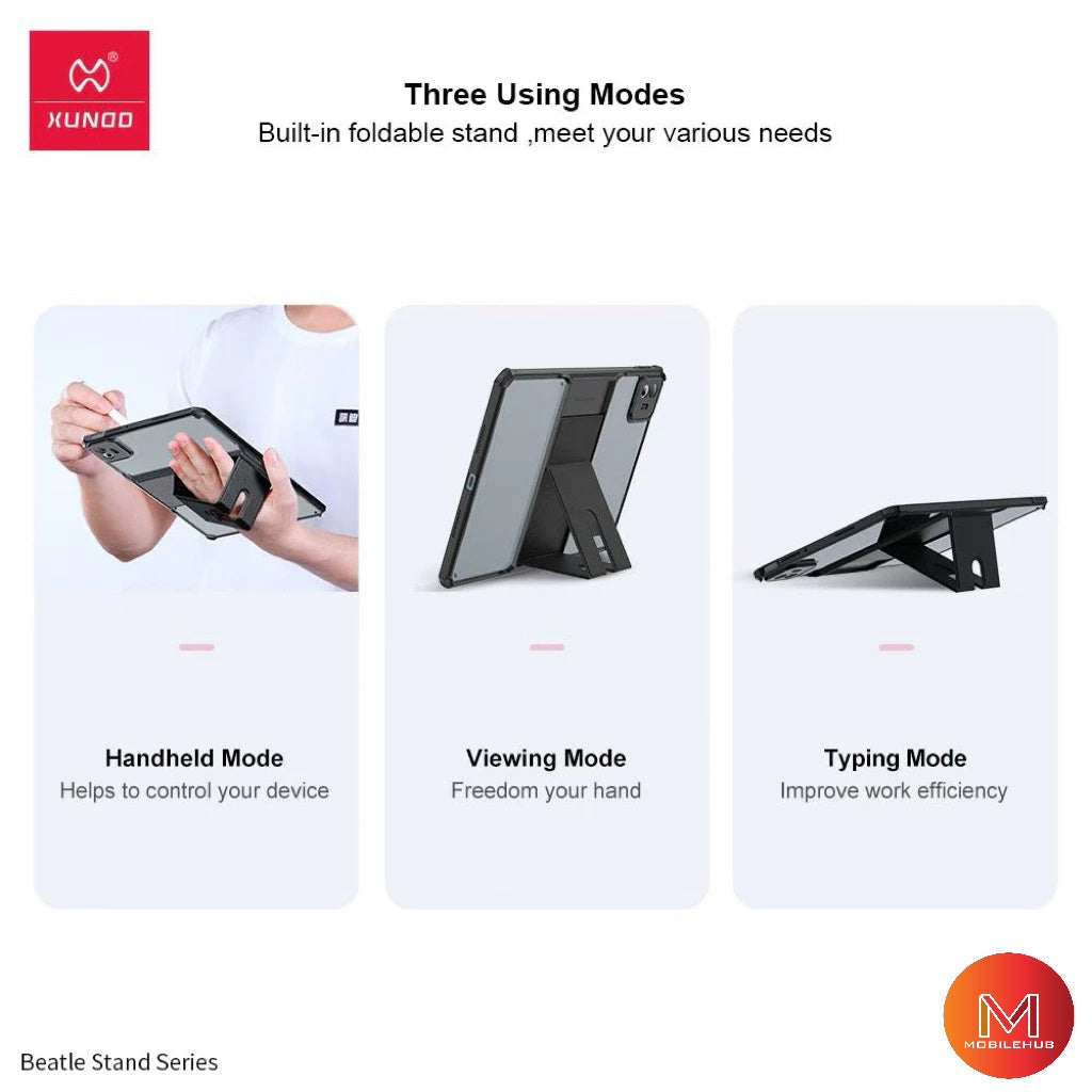 Xiaomi MiPad 8 / Pad 8 Pro Xundd Beetle Shockproof Case with Stand (Black)