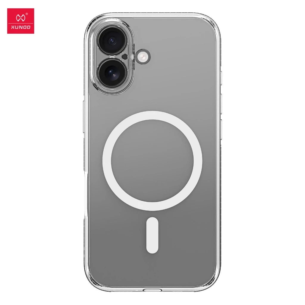 iPhone 17 / 17 Air / 17 Pro / 17 Pro Max XUNDD Ultra Thin Transparent Magnetic Case with Camera Protection