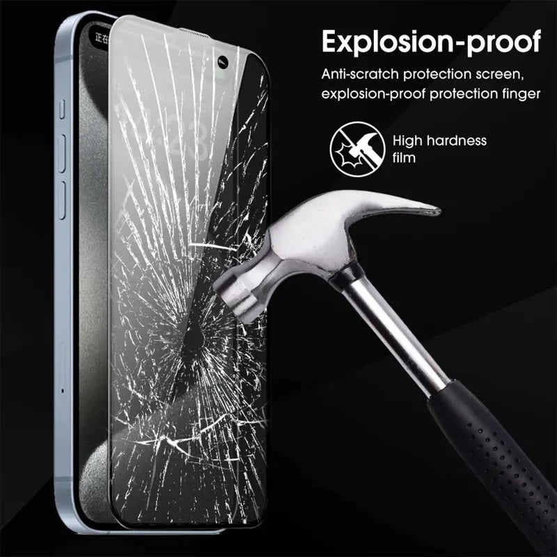 iPhone 17 / 17 Air / 17 Pro / 17 Pro Max Ultra HD Privacy Tempered Glass Screen Protector with Installation Kit