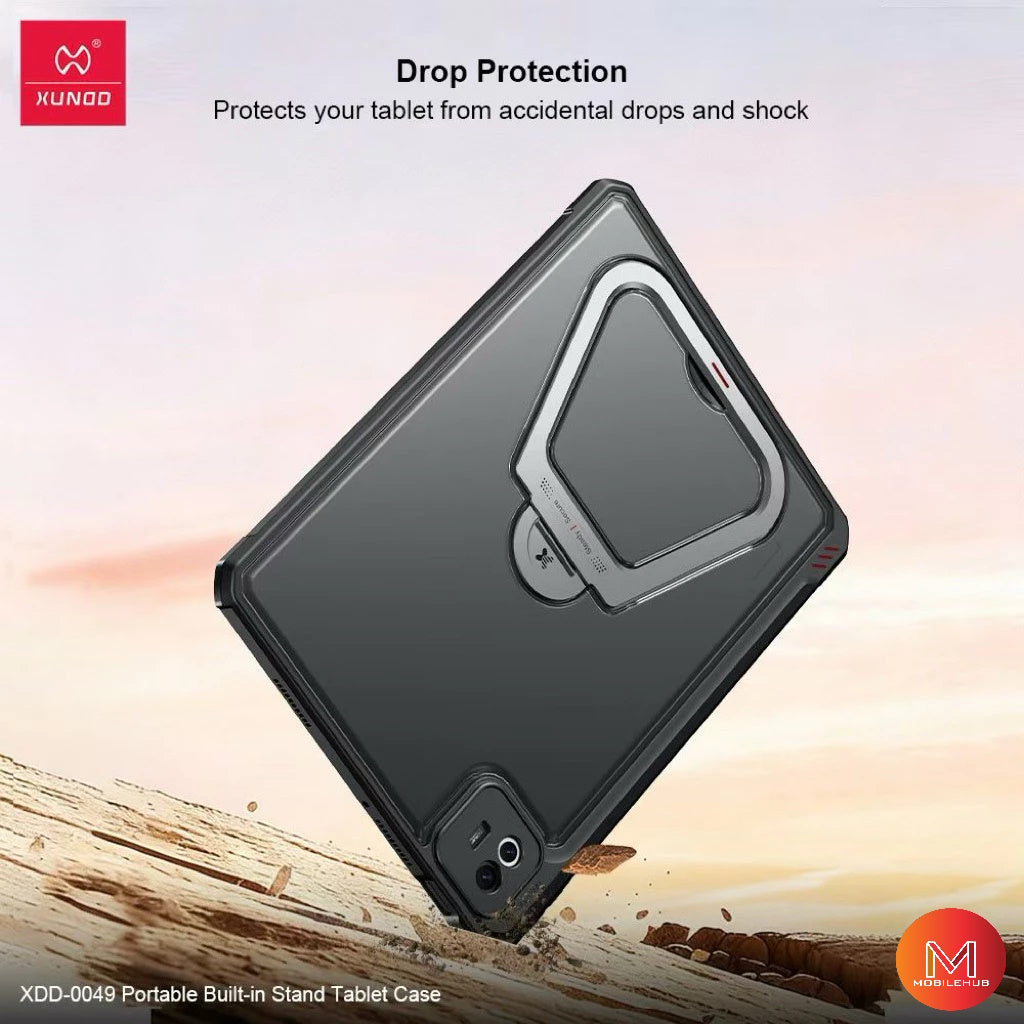 Xiaomi Mipad 8 / Pad 8 Pro XUNDD Beetle 360 Rotating Stand Shockproof Case (Black)