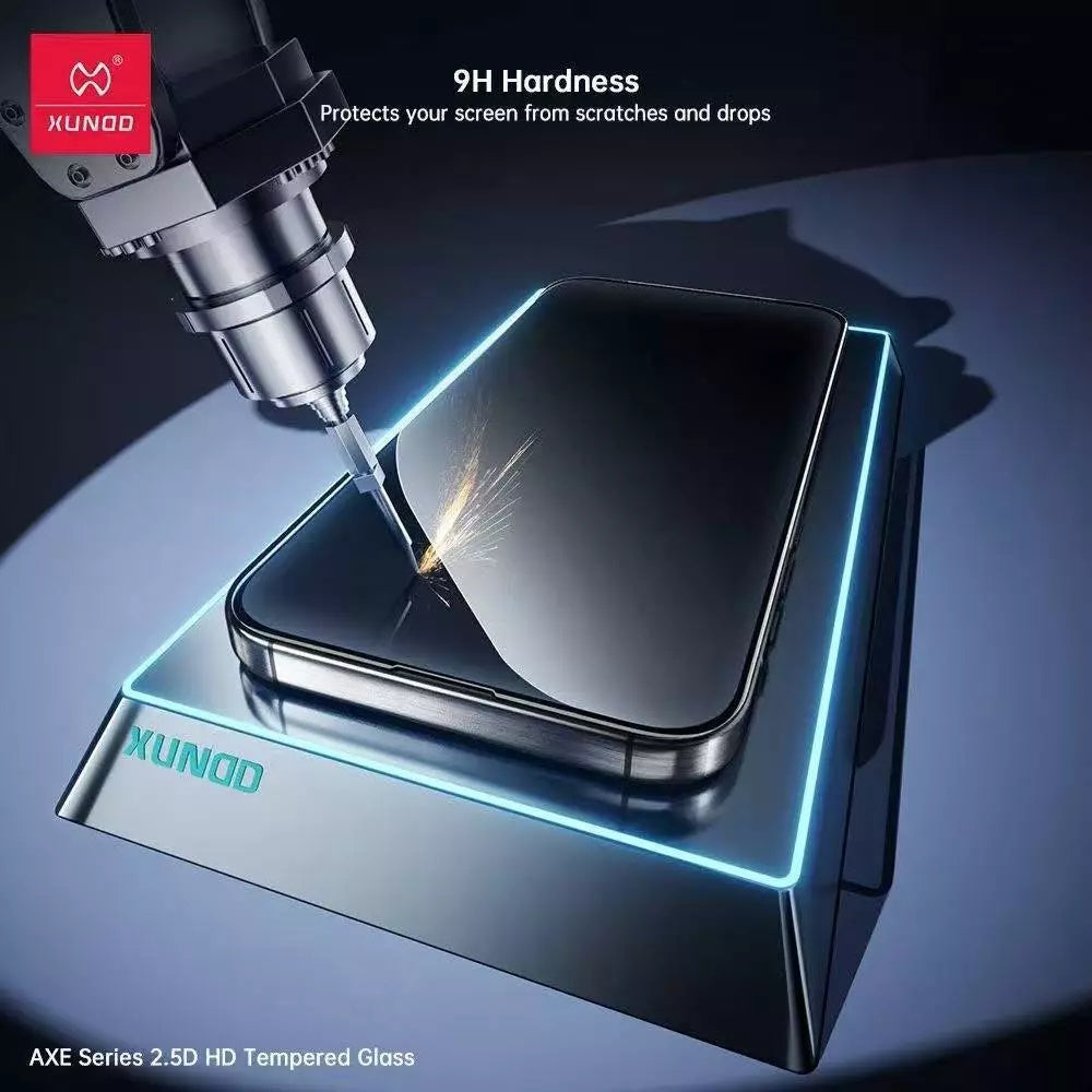iPhone 17 / 17 Air / 17 Pro / 17 Pro Max XUNDD Axe HD Screen Protector Full Screen Tempered Glass