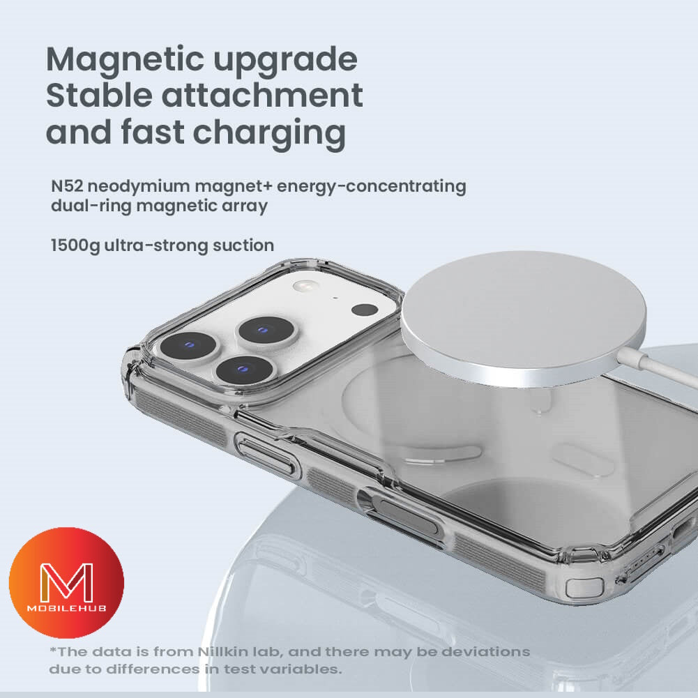 iPhone 17 / 17 Pro / 17 Pro Max / 17 Air Nillkin Nature TPU Pro Magnetic Case (Smoke Grey & Clear)