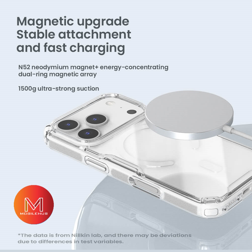 iPhone 17 / 17 Pro / 17 Pro Max / 17 Air Nillkin Nature TPU Pro Magnetic Case (Smoke Grey & Clear)