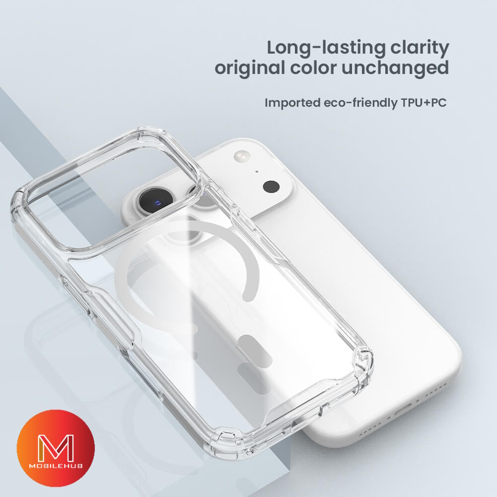 iPhone 17 / 17 Pro / 17 Pro Max / 17 Air Nillkin Nature TPU Pro Magnetic Case (Smoke Grey & Clear)