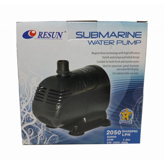 Resun S2000 Submarine Water Pump for Aquarium, Pond, Fountain, Waterfall Display