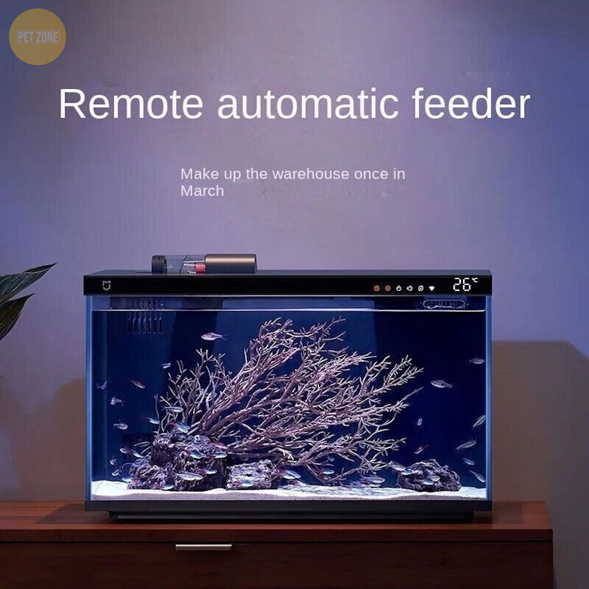 Xiaomi Smart Aquarium Fish Tank for Fish, Betta Fish, Snail, Shrimp,(20 Liters/5.2 gallons) MYG100