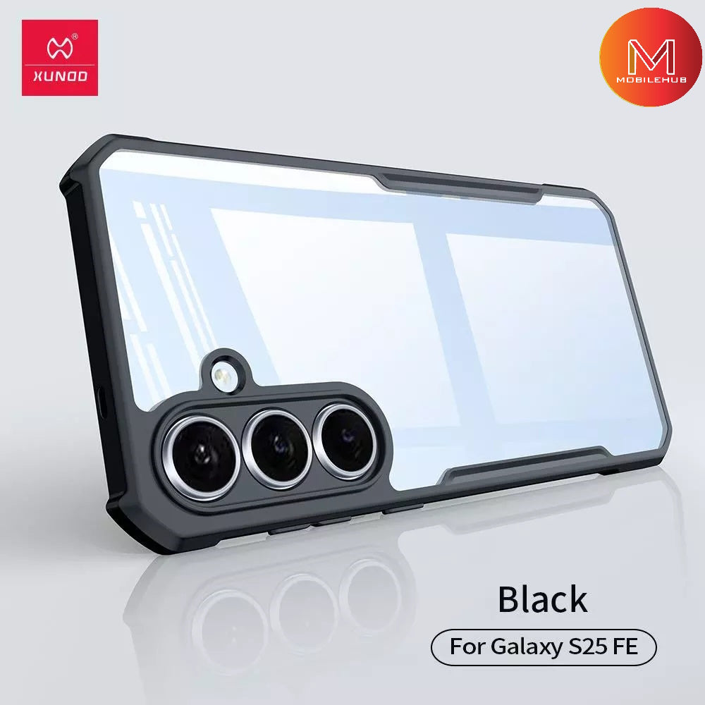 Samsung S25 FE XUNDD Beetle Shockproof Case (Black) Samsung S25 Fe