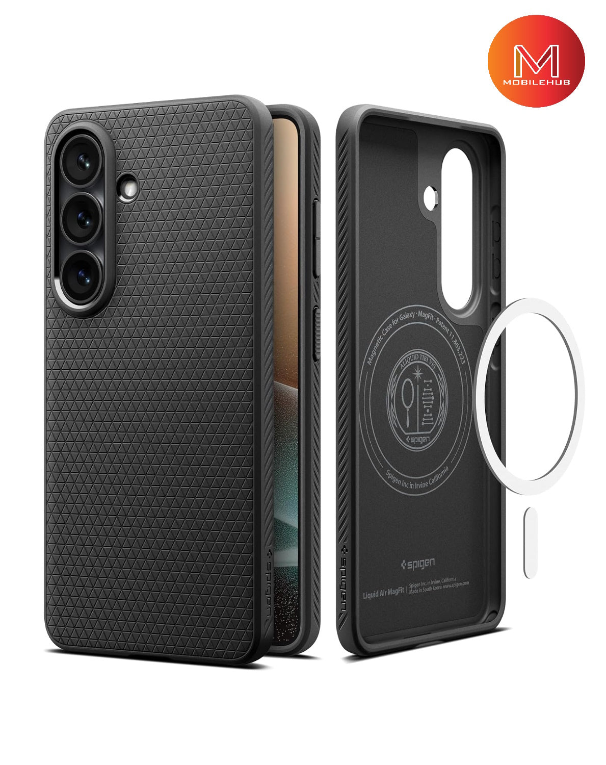 Samsung S26 / S26 Plus Spigen Rugged Armor Magnetic Shockproof Case (Black)