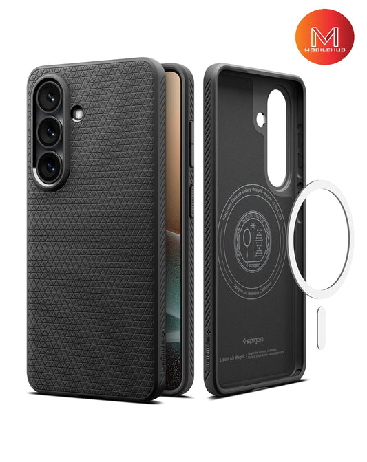 Samsung S26 / S26 Plus Spigen Rugged Armor Magnetic Shockproof Case (Black)