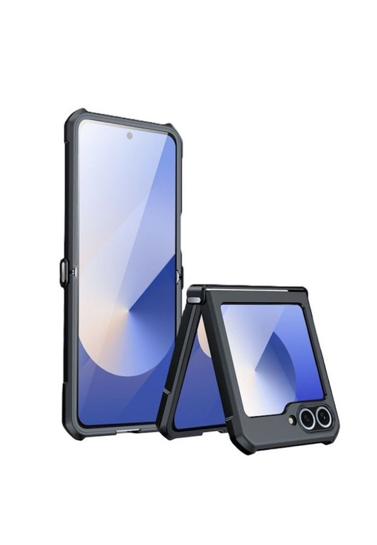 Samsung ZFlip 7 Xundd Beetle Shockproof Case with Hinge Protection (Black) Z Flip 7