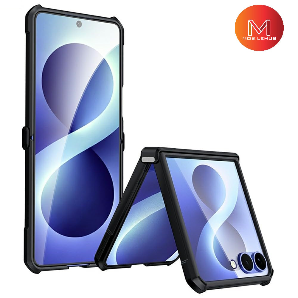 Samsung Z Flip 8 XUNDD Beetle Armor Shockproof Magnetic Case (Black)