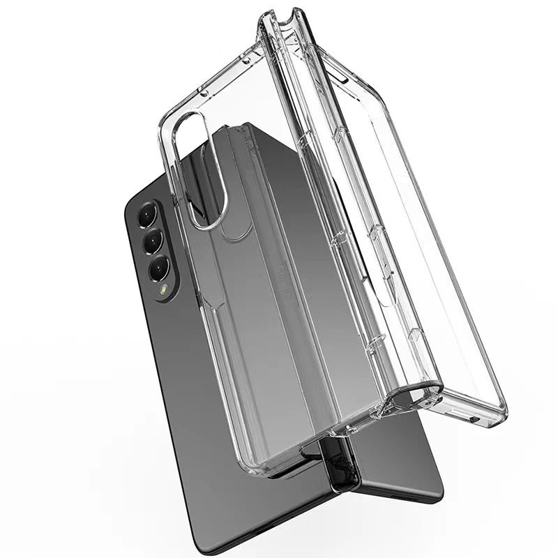 Samsung ZFold 6 Ultra Clear Shockproof Case with Pen Holder Anti-Fingerprint Z Fold 6