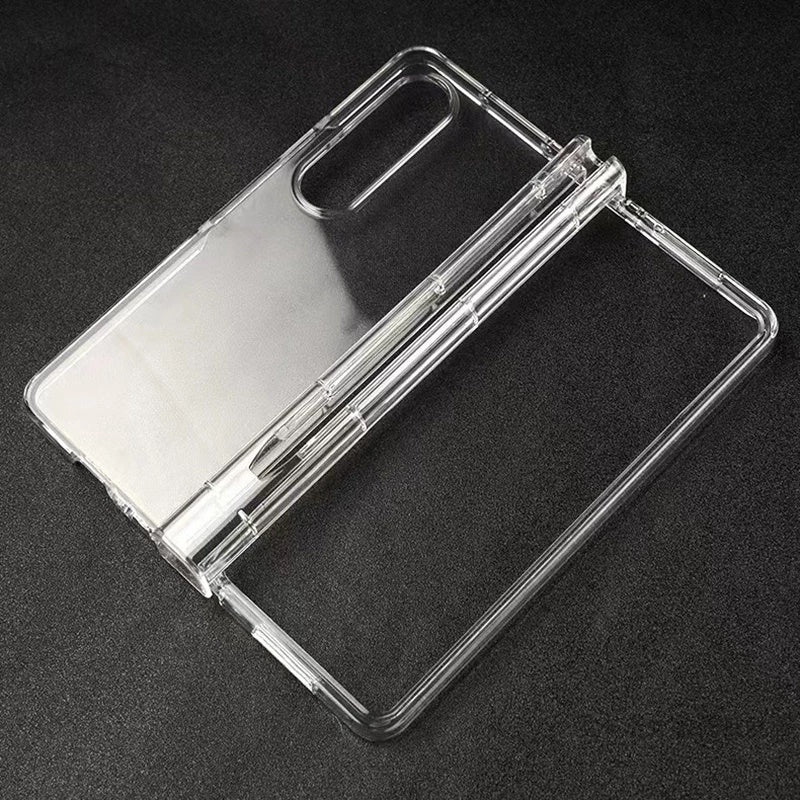 Samsung ZFold 6 Ultra Clear Shockproof Case with Pen Holder Anti-Fingerprint Z Fold 6