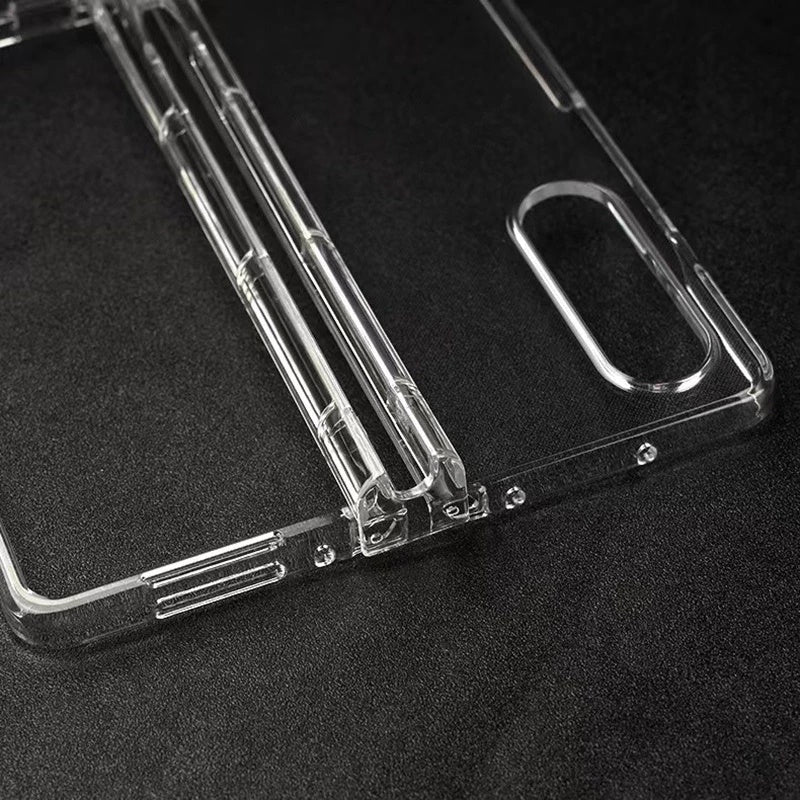 Samsung ZFold 6 Ultra Clear Shockproof Case with Pen Holder Anti-Fingerprint Z Fold 6