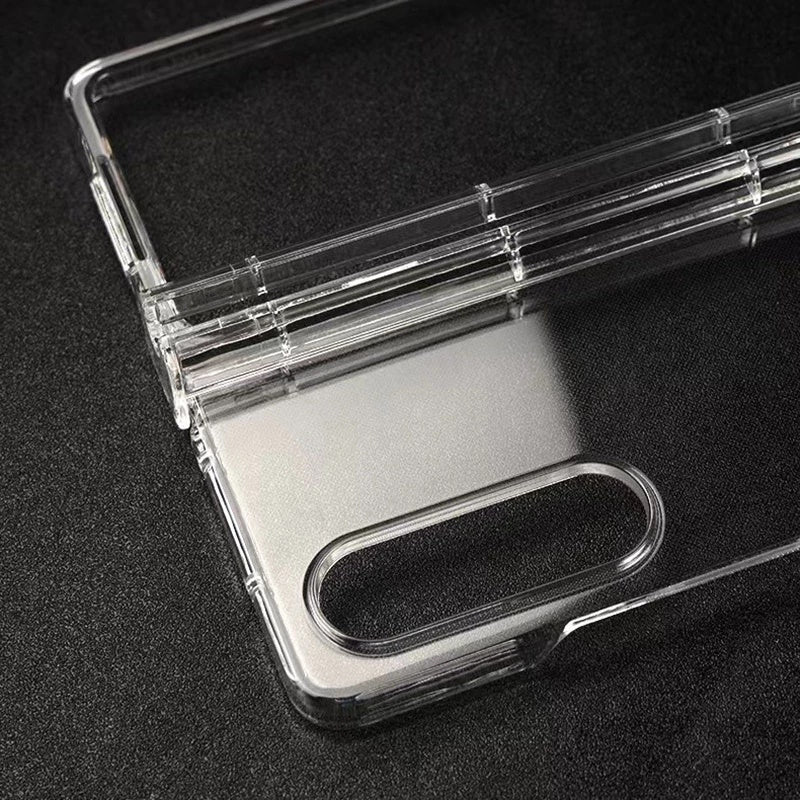 Samsung ZFold 6 Ultra Clear Shockproof Case with Pen Holder Anti-Fingerprint Z Fold 6