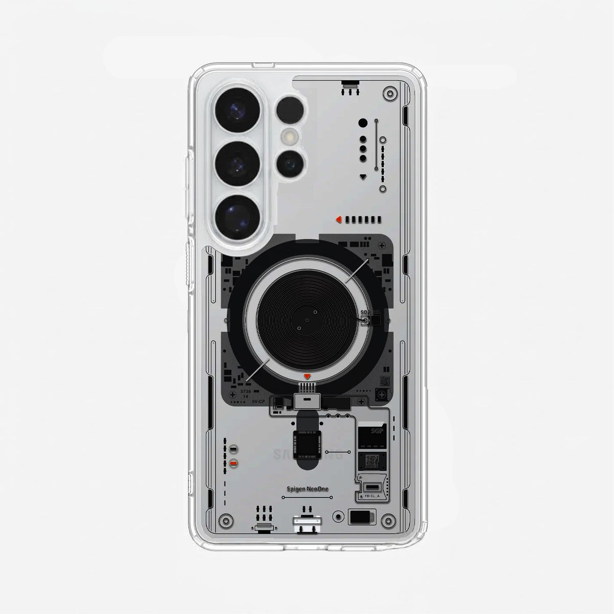 Samsung S26 Ultra Spigen Ultra Hybrid Magnetic Neo One Case (Crystal Clear)