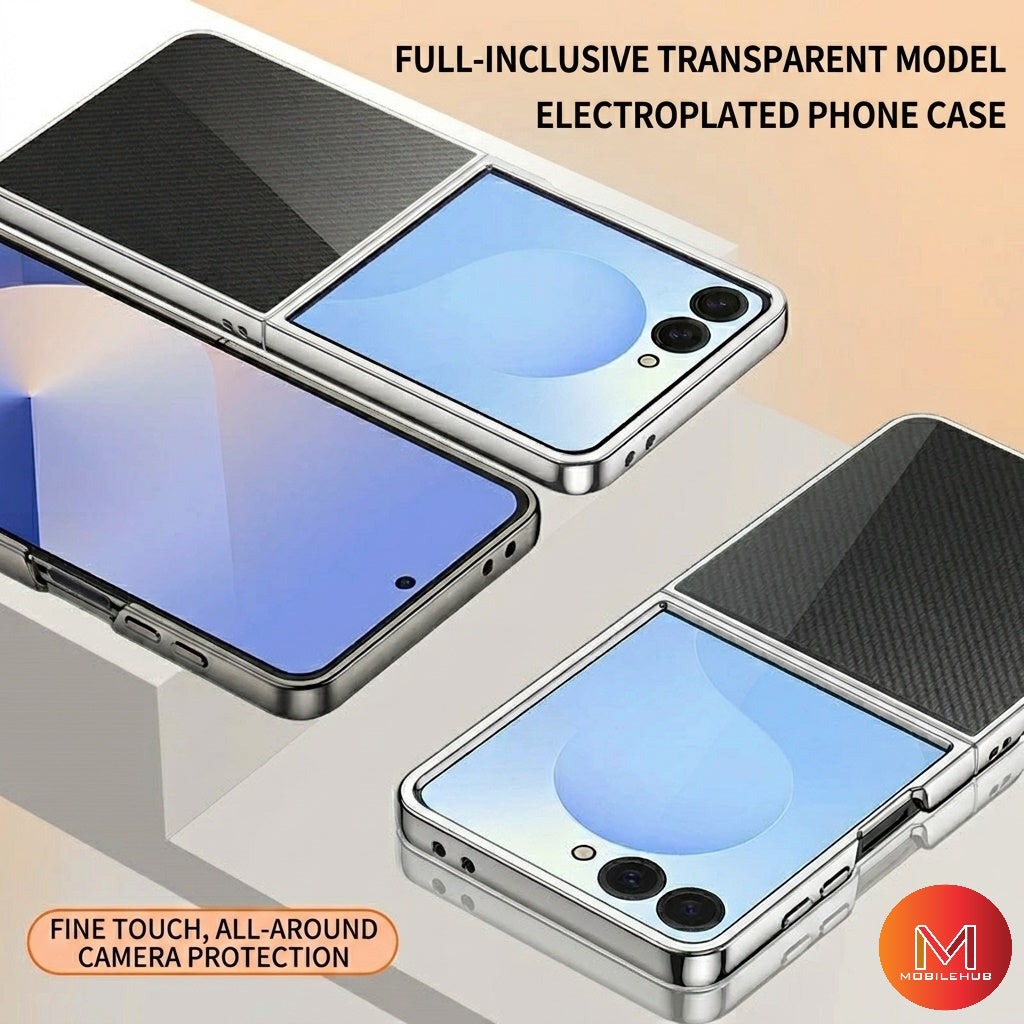 Samsung ZFlip 7 Ultra Thin & Light TPU Bumper Case with clear back Protector Z Flip 7