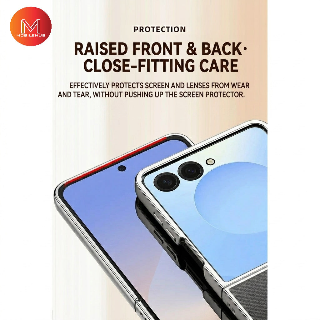 Samsung ZFlip 7 Ultra Thin & Light TPU Bumper Case with clear back Protector Z Flip 7