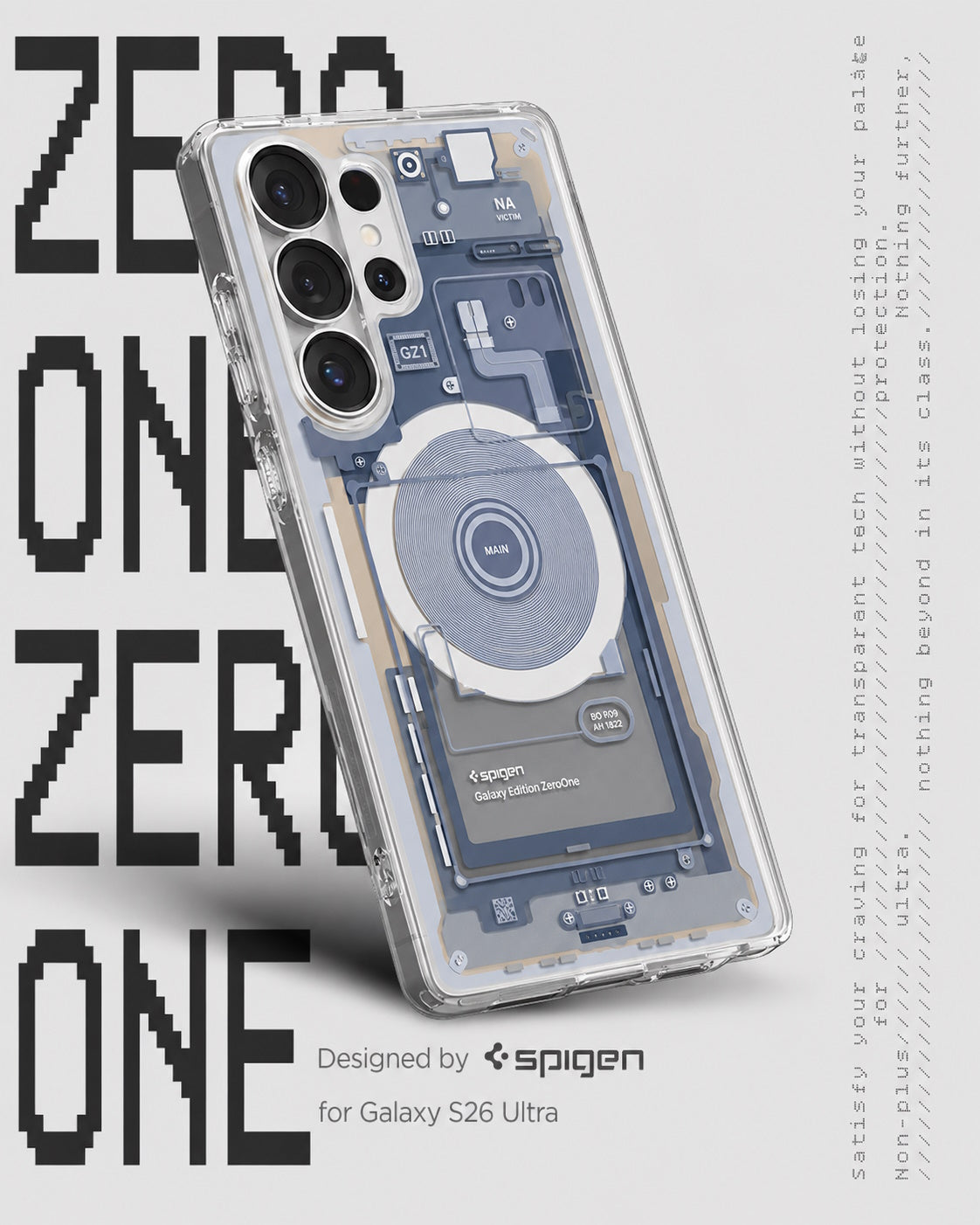 Samsung S26 Ultra Spigen Ultra Hybrid Magnetic Neo One Case (Crystal Clear)
